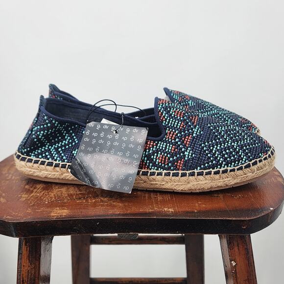 New NWT DV Ottie Espadrilles Size 8.5‎ 8 1/2 Blue Casual Comfort - Picture 2 of 6